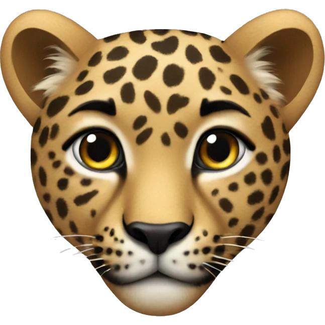 Leopard heart  emoji