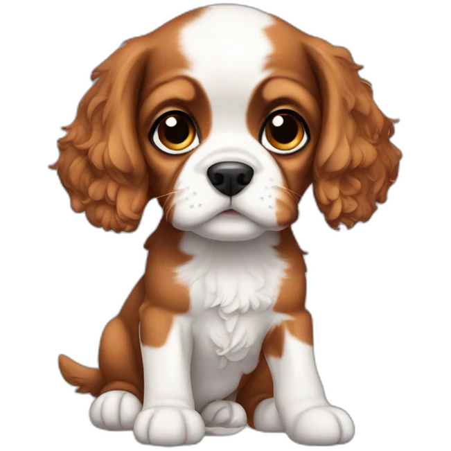 cavalier puppy emoji