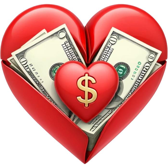 heart money emoji