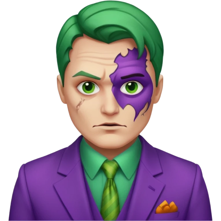 dc two face emoji