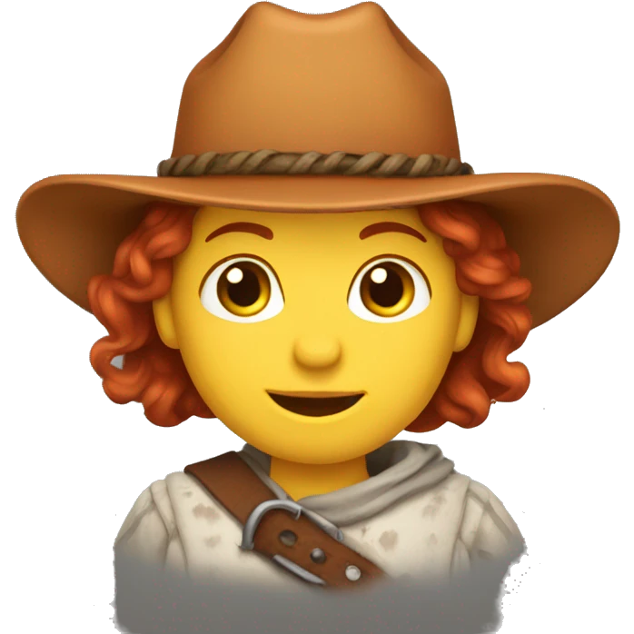 Redhead cowgril emoji