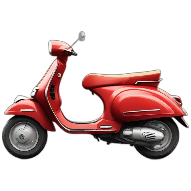Vespa rojo emoji