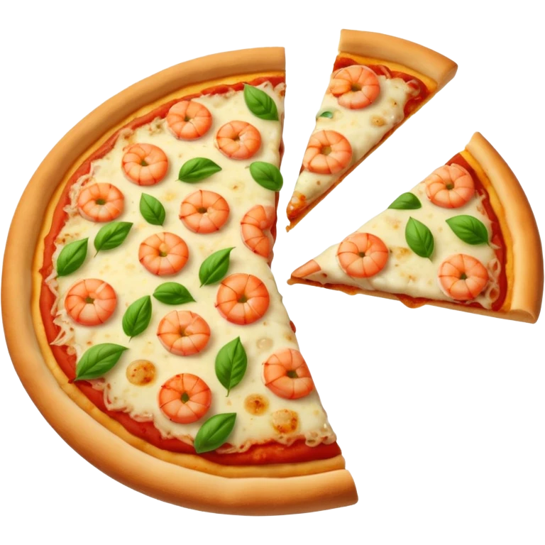 Prawn pizza emoji