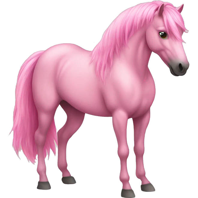 Pink stallion emoji