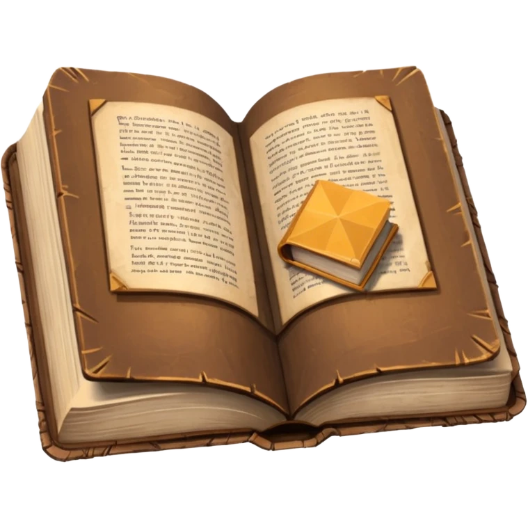 open old book low poly emoji