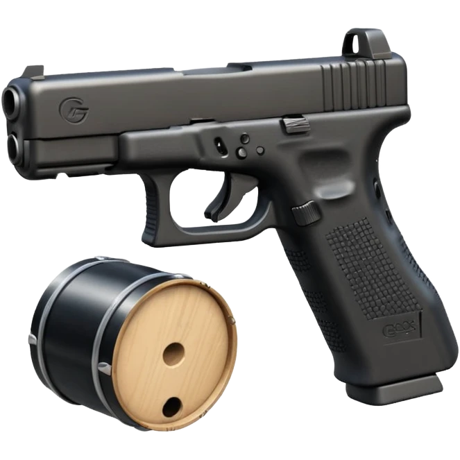 Glock 19x drum clip emoji