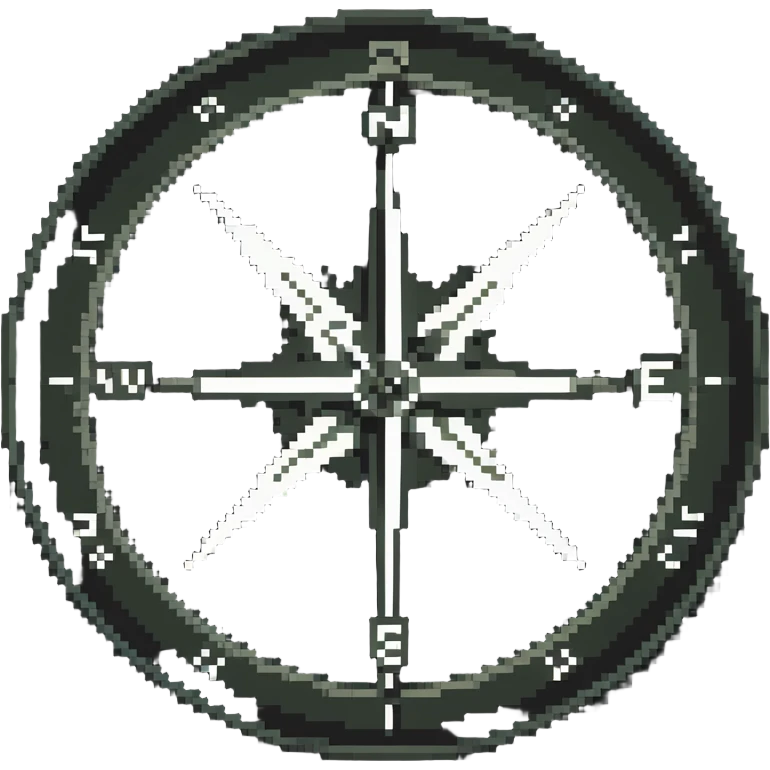army compass navigation tool emoji