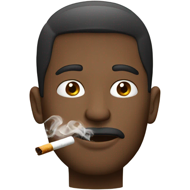 Guy smoking emoji