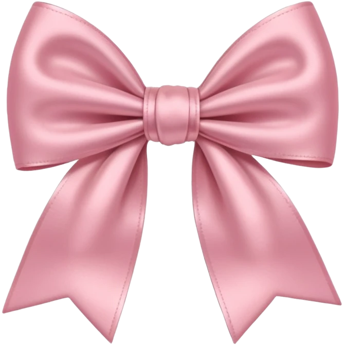 soft pibk bow emoji
