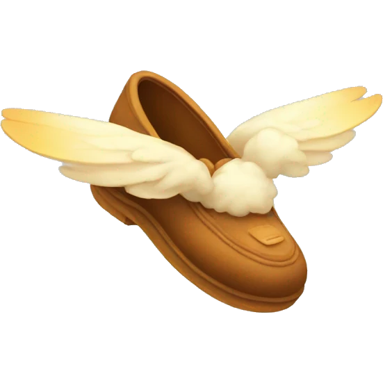 Flying slipper  emoji