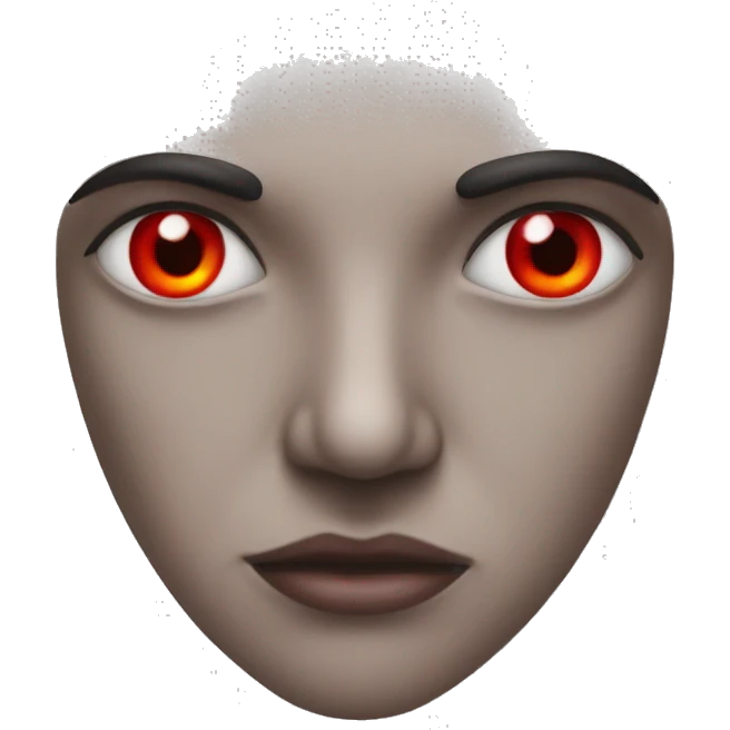 Red eyes emoji