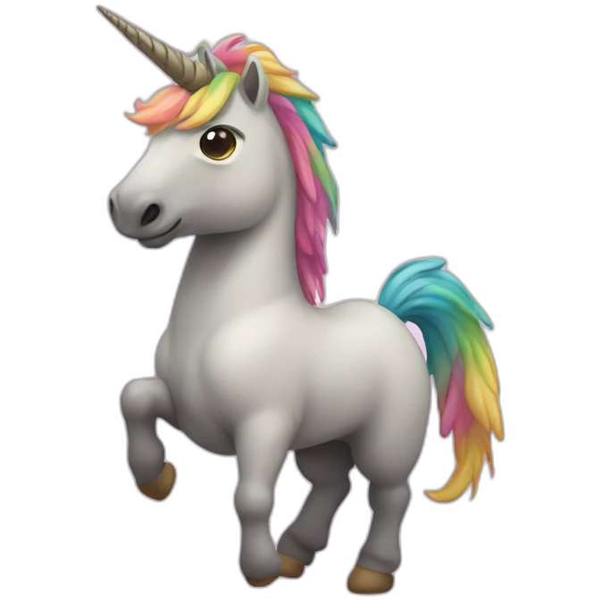 Caca de licorne emoji