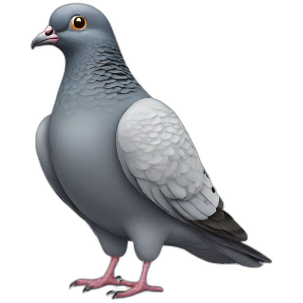 Disappointed pigeon emoji