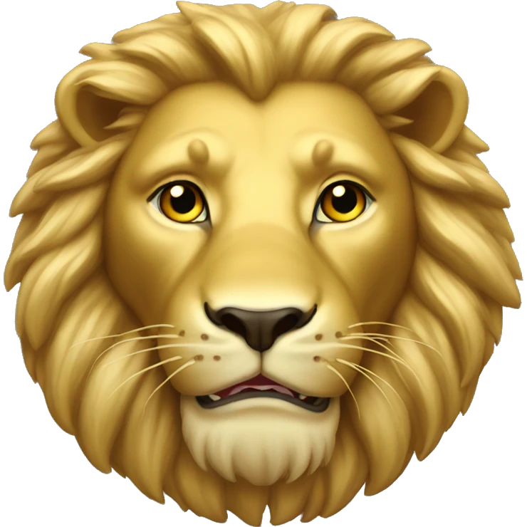 gold lion emoji