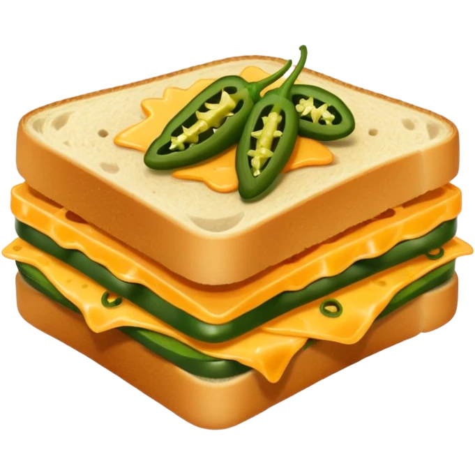 	•	Jalapeñolu sandviç emoji