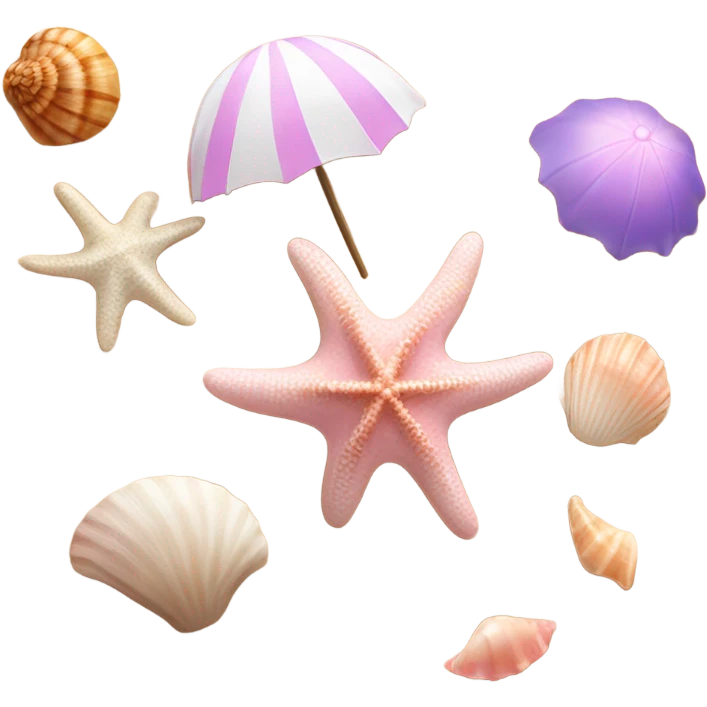 Beach pink  emoji