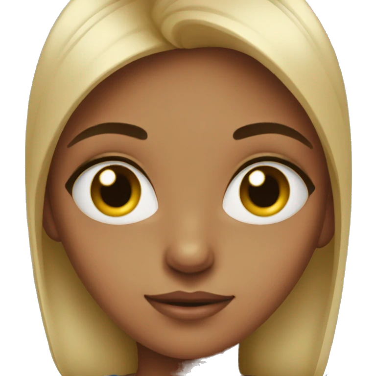 girl with hear eyes emoji