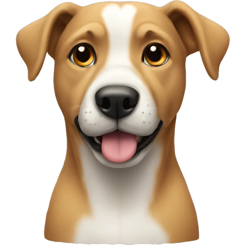 Dog with code emoji