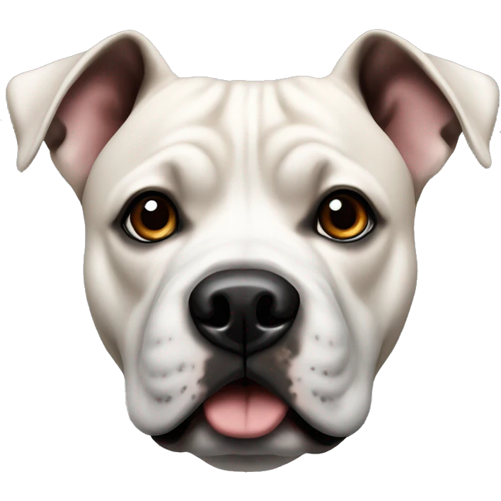 a Staffordshire bullterrior  emoji