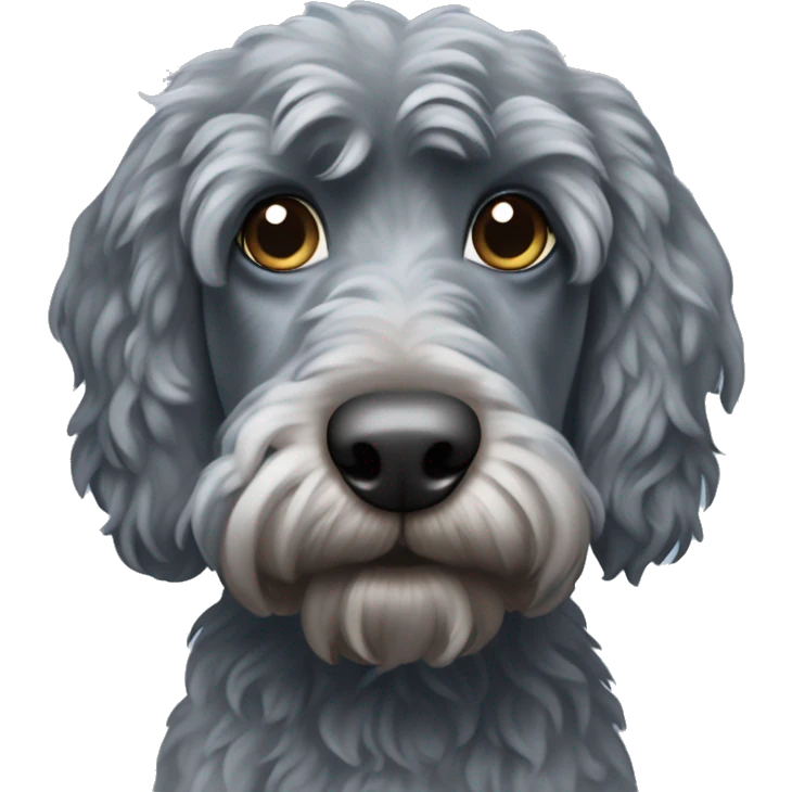 Blue roan cockapoo  emoji