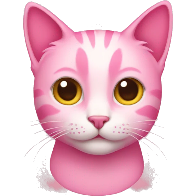 Pink cat emoji