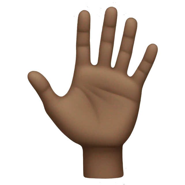 hand on emoji