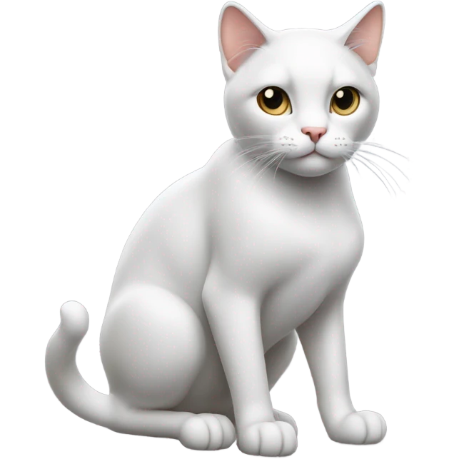 Pooping cat emoji