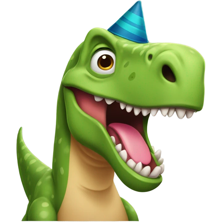 Funny dinosaur  emoji
