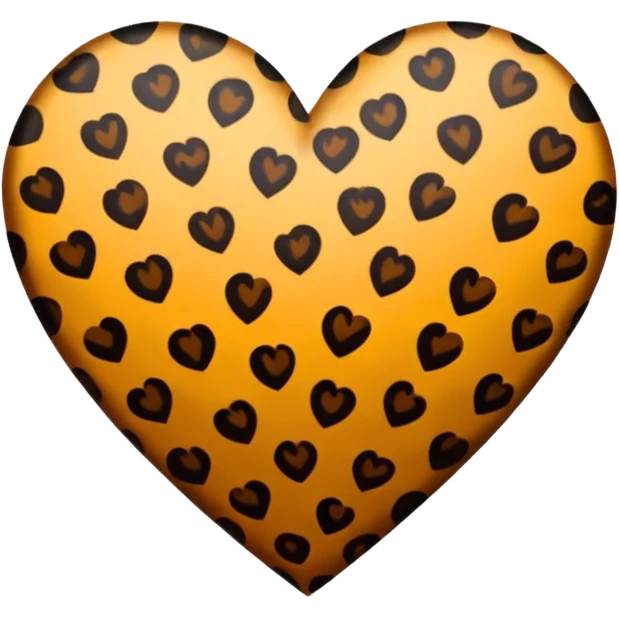 Cuore leopardato  emoji