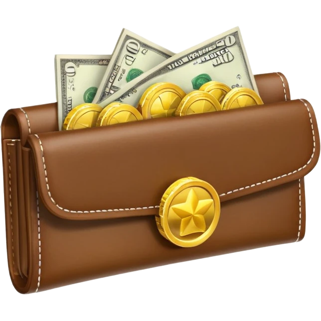 Aviator money emoji, wallet full of cash, casino vibe, premium 3D emoji style, clean, no background
 emoji