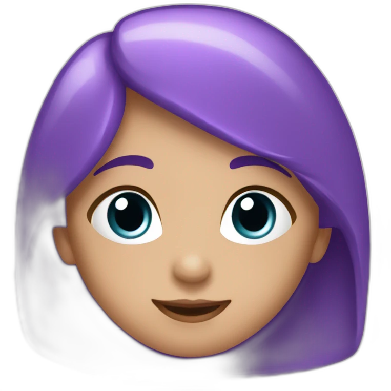 corazón lila brillante emoji