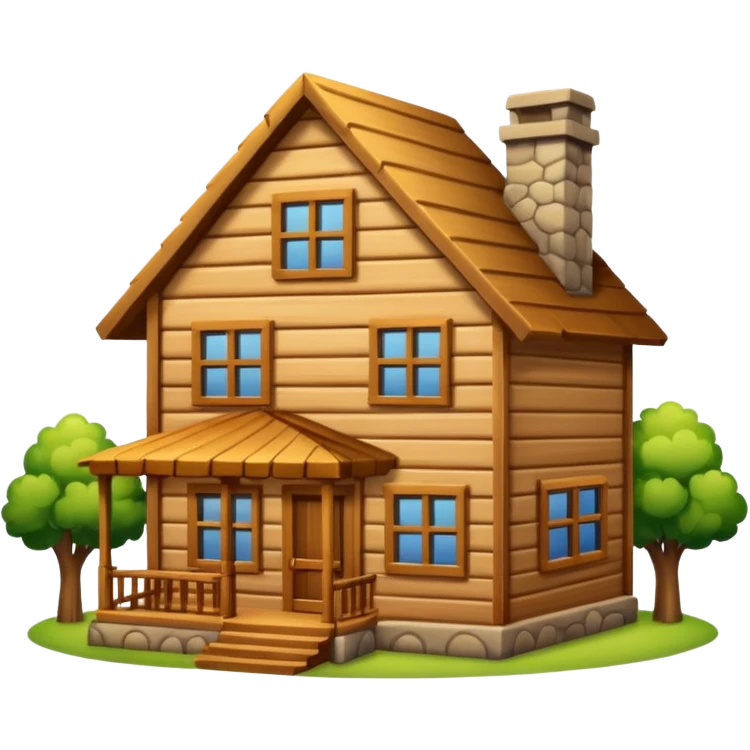 biggest wood house emoji
