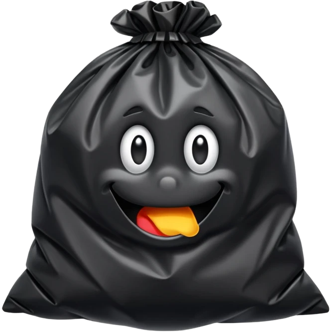 trash bag  emoji