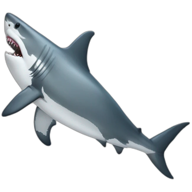 Great white shark emoji