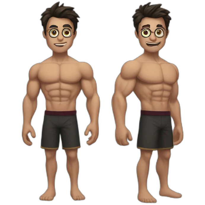Harry Potter muscle emoji