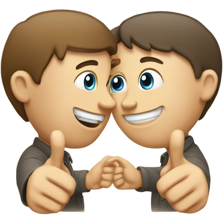 two russian hands "greeting each other" emoji