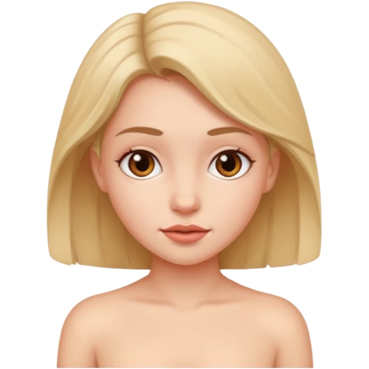 a fully naked girl emoji