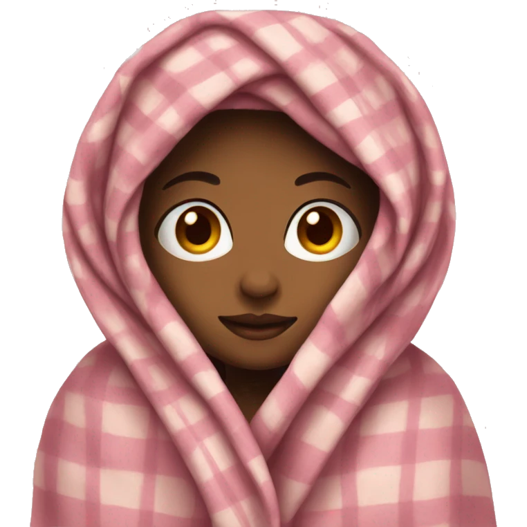 girl in a blanket emoji