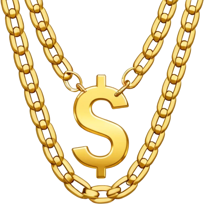 give me a dollar chain ' emoji