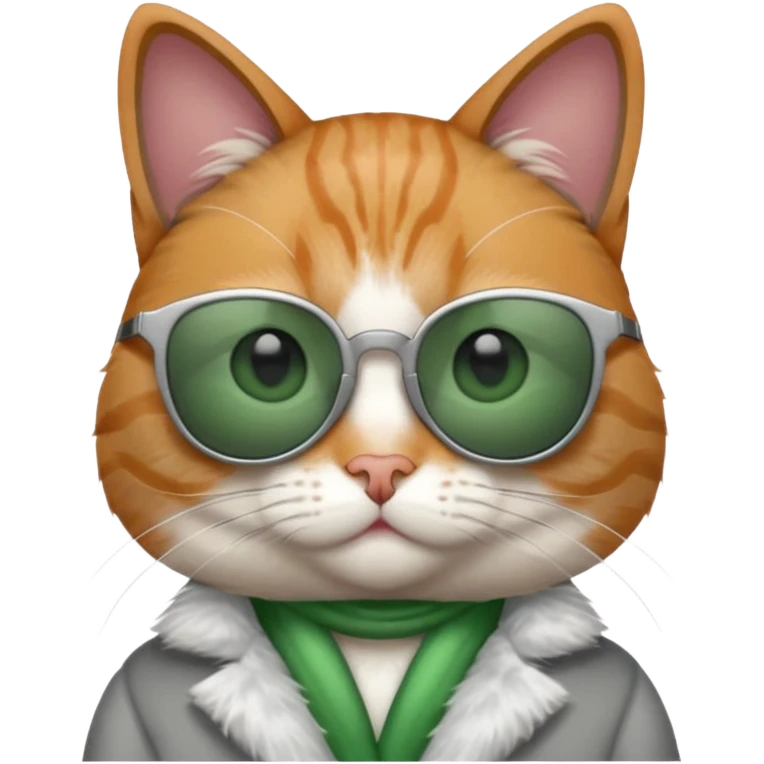 A cat wearing sunglasses emoji
