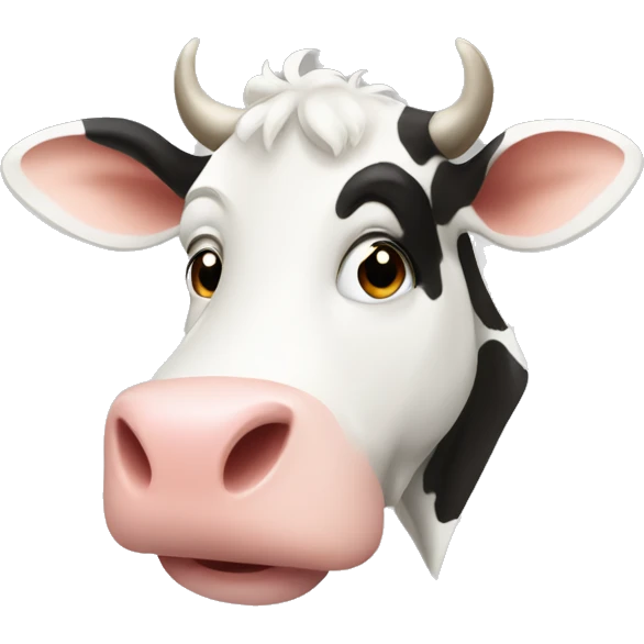 COW image with text "THREE STAR DAIRY FEED" emoji