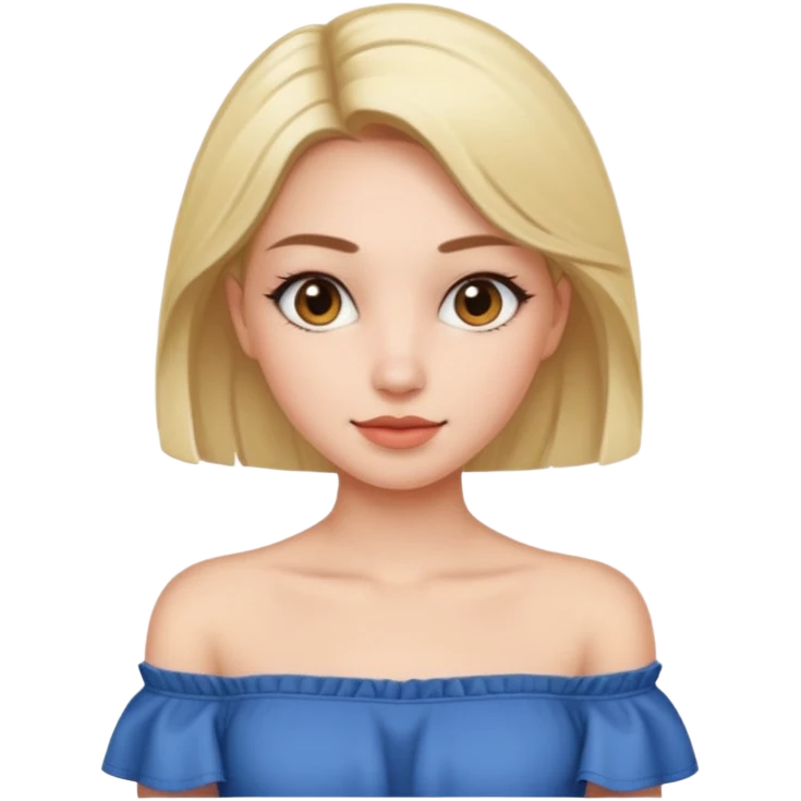 off shoulder emoji