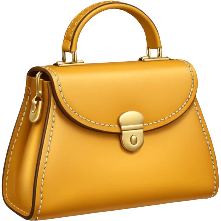 golden luxury purse emoji