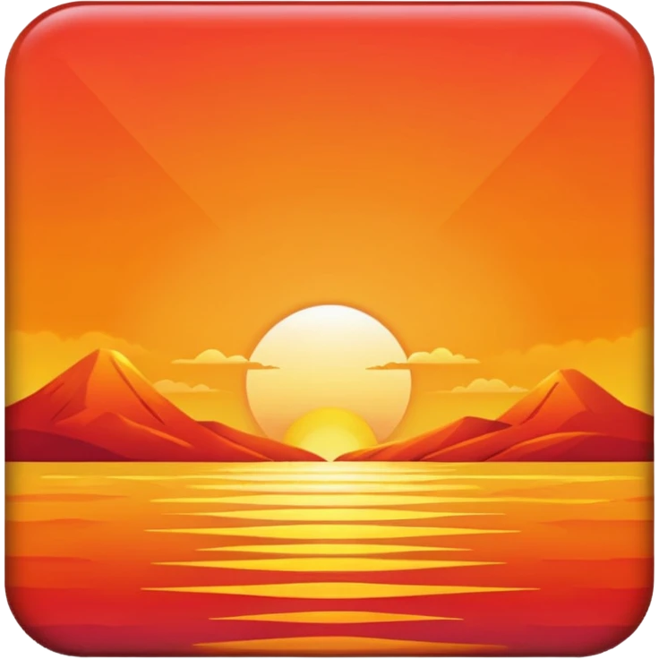 summer sunset emoji