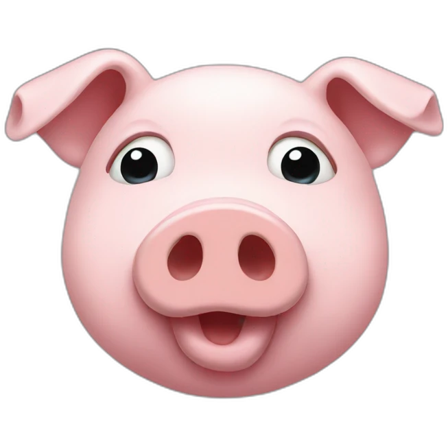 trump pig nose emoji