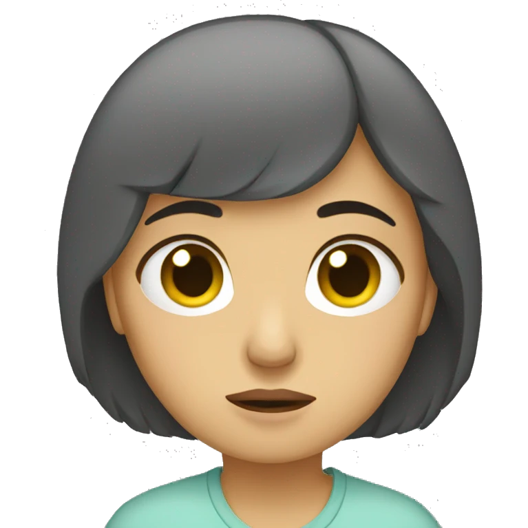 mujer triste emoji