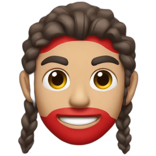 Símbolo do time do Flamengo emoji