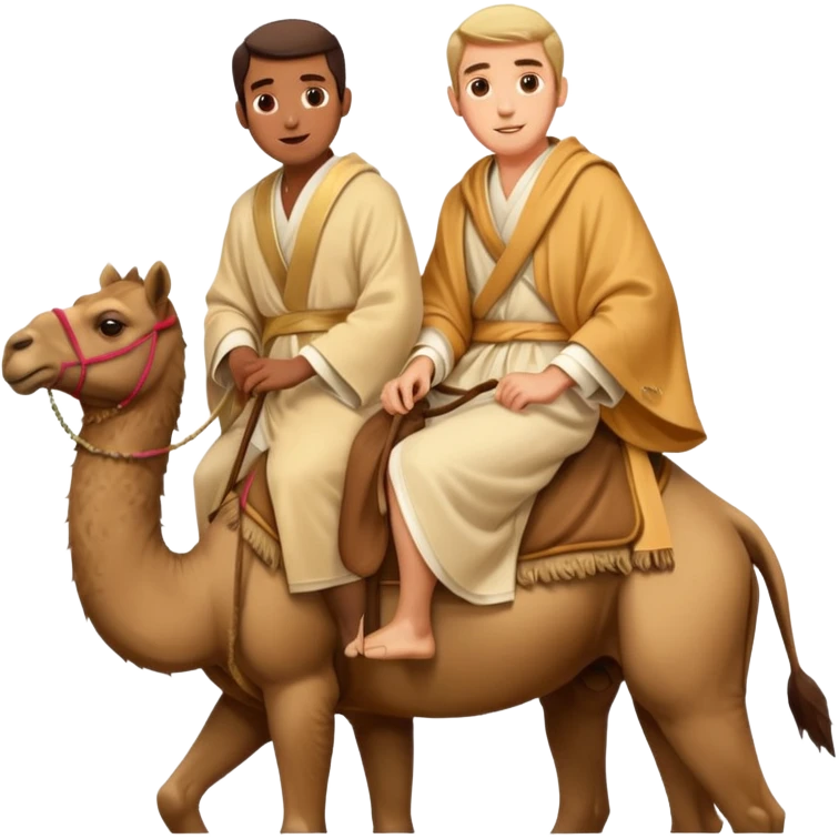 three wise men on camels emoji