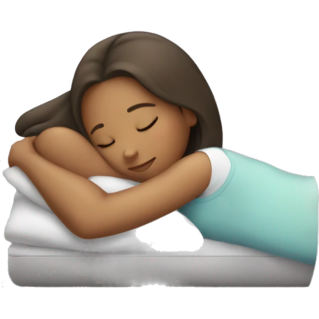 girl sleeping emoji