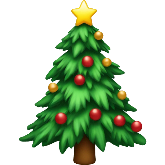 Christmas tree emoji